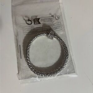 Metallic Silver Bracelet